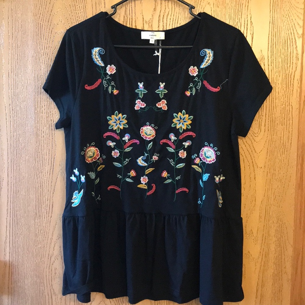 Entry short sleeved stitched shirt